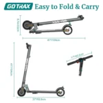 ⁦GOTRAX G2Plus Foldable Electric Scooter for Adult Teens Age of 8+ with 6"⁩ - الصورة ⁦2⁩